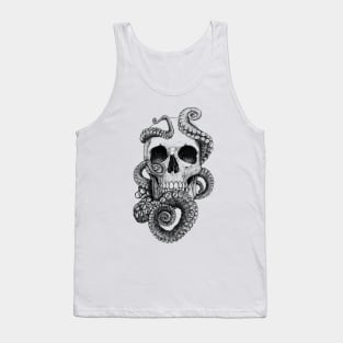 skull tentacles Tank Top